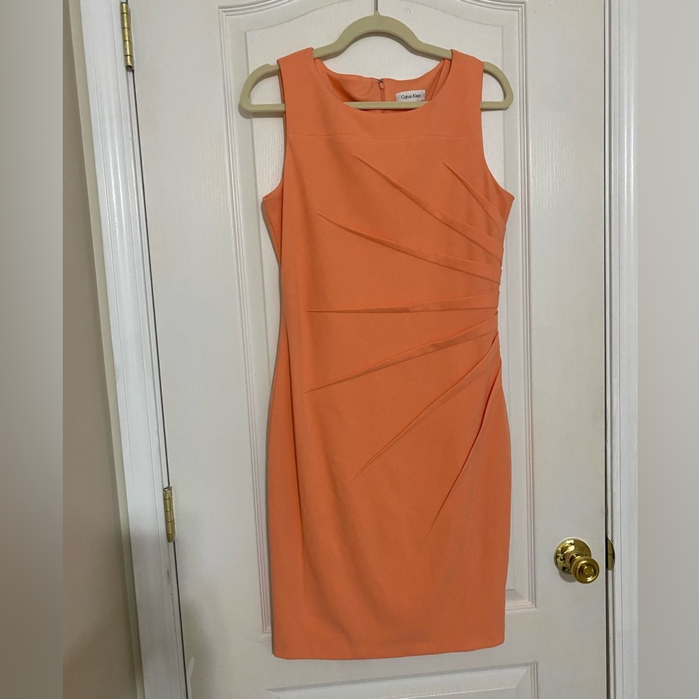 Calvin Klein Women's Coral Dress